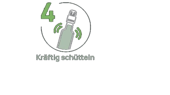 Schritt 4: Kräftig schütteln